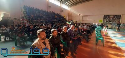 نمایش اقتدار بسیجیان در شهرستان کوهبنان