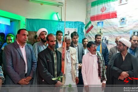 افتتاح نمایشگاه شهدا در شهرستان ریگان