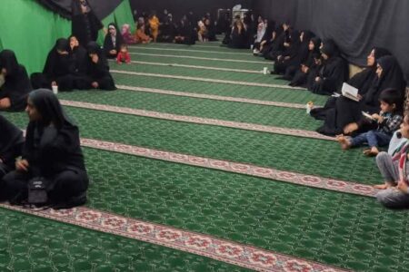 مراسم سوگواری سالروز شهادت حضرت فاطمه(س) در رودبارجنوب برگزار شد