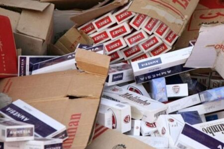 بیش از ۱۱۶ هزار نخ سیگار قاچاق کشف شد