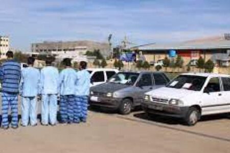 خودروی سرقت شده از بم در شیراز کشف شد