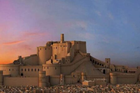 اتمام فاز اول عملیات نورپردازی ارگ تاریخی بم