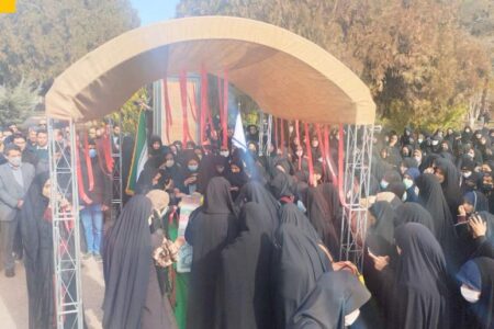 تشیع پیکرش شهید گمنام در دانشگاه شهید باهنر