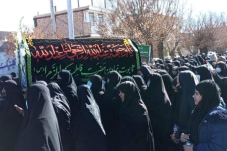 عزاداری محبان حضرت زهرا (س) در بردسیر