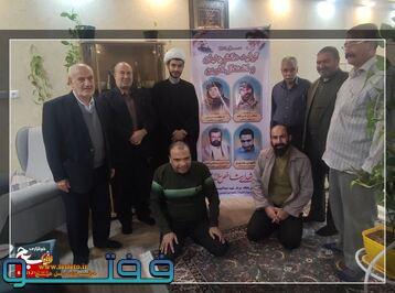 دیدار بسیجیان حوزه جواد الائمه(ع)باآزاده سرافراز دفاع مقدس