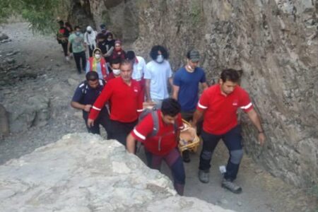 نجات ۹ کوهنورد در ارتفاعات مدوار شهربابک