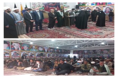 آیین تجلیل از ۳۰ خانواده شهید مدافع حرم در بردسیر برگزار شد