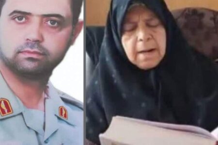 مادر سردار کویر شهید حاج مهدی توسنگ آسمانی شد