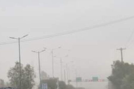 گردوغبار و طوفان شن در ریگان