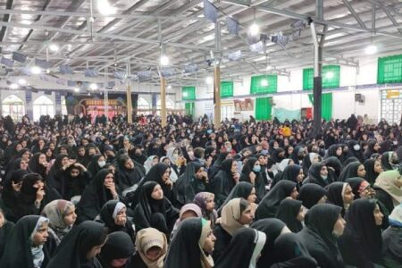 همایش دختران حاج قاسم درشهرستان انار