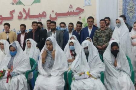 پیوند فاطمی ۱۸ زوج جوان در بردسیر/تصاویر