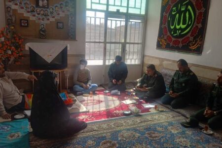 سردار نظری با جانباز مدافع حرم دیدار کرد