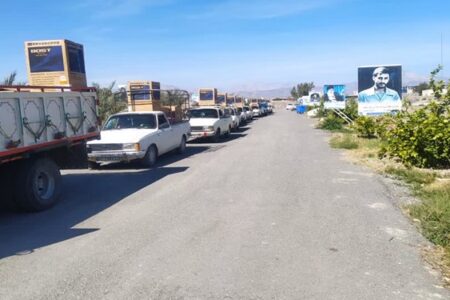 توزیع ۱۲ سری جهیزیه سپاه بین زوج‌های نیازمند فاریاب