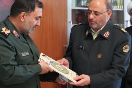 برنامه‌های دهه مقاومت در کرمان آبی بر آتش فتنه بود/ همکاری نیروی انتظامی و سپاه کرمان در طرح‌های نوروزی