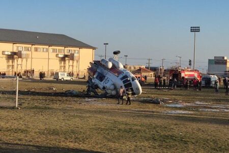 سقوط بالگرد در بافت| بستری شدن وزیر ورزش در بخش مراقبت‌های ویژه/ مشاور وزیر جان باخت +اسامی مصدومین