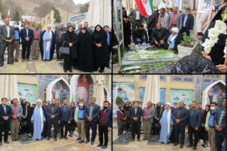 تجدید میثاق جهادگران جهاددانشگاهی کرمان با شهدا