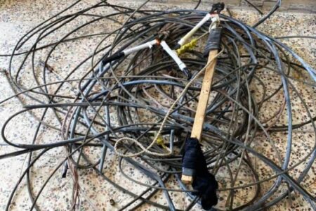 ۸۷ سارق سیم برق و مخابرات طی ماه گذشته در کرمان دستگیر شدند