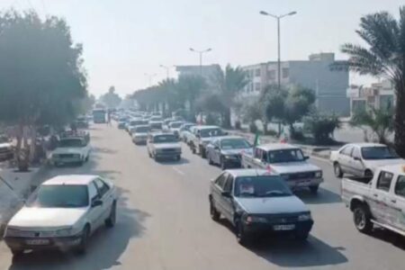 برگزاری رژه خودرویی و موتوری به مناسبت آغاز دهه فجر در رودبارجنوب