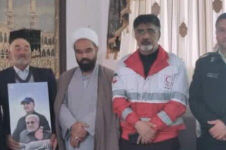 دیدار و تجلیل از خانواده شهدای آرمان و آشور ماهانی