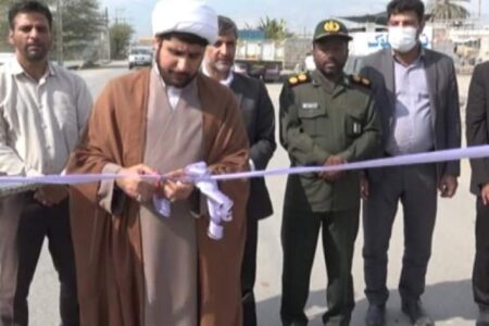 افتتاح ساختمان اداره راهداری شهرستان کهنوج