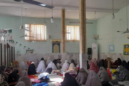 نجوای عاشقانه معتکفین در منوجان