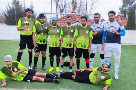 کرمان پیروز مسابقات فوتبال ۵ نفره نابینایان کشور