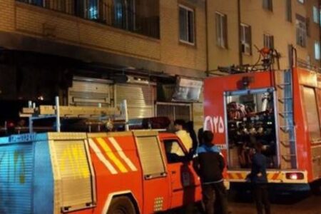 حریق انبار مواد غذایی در کرمان مهار شد