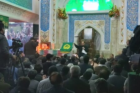 وداع با شهید ۱۹ ساله در بیت‌الزهرای حاج قاسم