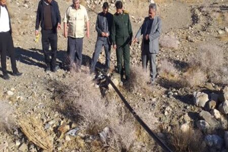 بهره‌برداری از پروژه آبرسانی روستایی کوهبنان در هفته مقاومت