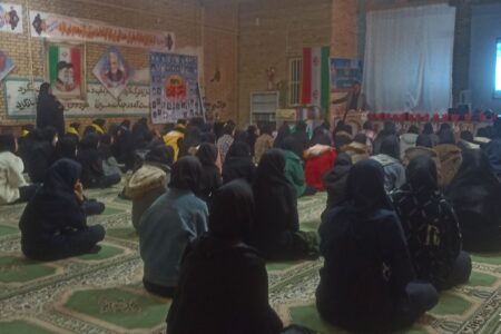 برگزاری یادواره شهدای دانش آموز در شهرستان بافت