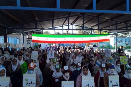 آیین افتتاحیه مراسم توزیع شیر رایگان در مدارس شهرستان بم/فیلم