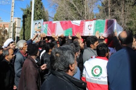 شهیده «حسینی» در جوپار آرام گرفت