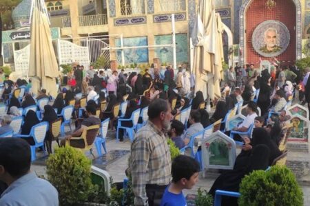 اردوی راهیان مکتب سلیمانی از جوار مزار «سردار دل ها» افتتاح شد
