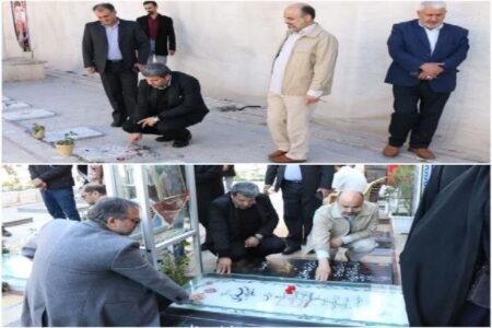 ادای احترام رئیس سازمان سینمایی کشور به شهدای حمله تروریستی کرمان