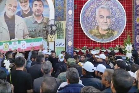 پیکر مطهر شهید «محمدعلی ضیاء‌الدینی» در کرمان تشییع شد