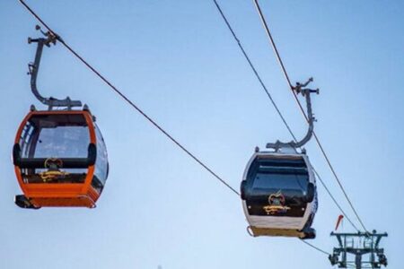 تله‌کابین کرمان آغاز به‌کار کرد