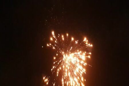 آسمان کوهبنان در شب پیروزی «انقلاب اسلامی» نورباران شد