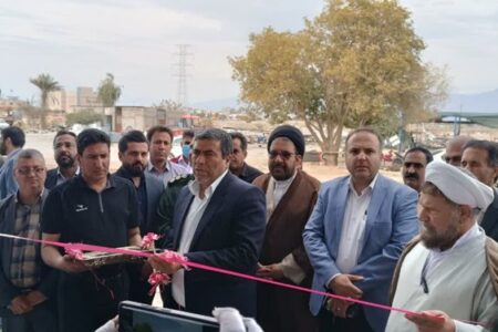 کلنگ‌زنی شهربازی و افتتاح کارخانه تولید قطعات بتنی شهرداری جیرفت