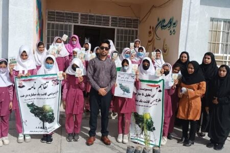 دانش آموزان منوجانی مراقبت از درختان جنگلی را آموزش دیدند