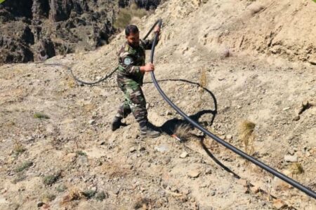 ۱۲٠٠ مترمربع از اراضی ملی شهرستان جیرفت رفع تصرف شد