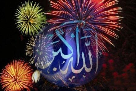 طنین بانگ «الله اکبر» در سراسر کشور همراه با نورافشانی در آسمان