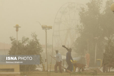 وزش باد شدید و خیزش گرد و خاک در استان کرمان