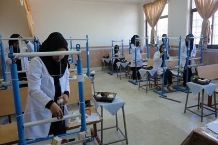 شانزدهمین المپیاد دانش آموزی فرش دستباف کرمان درسیرجان برگزار شد