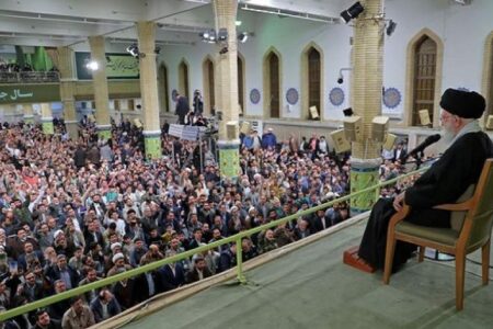 سخنرانی نوروزی رهبر انقلاب در جمع اقشار مختلف مردم