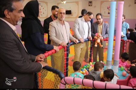 حضور استاندار کرمان در شیرخوارگاه مادر + تصاویر