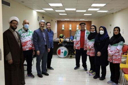 کوهپایه زاده، رئیس فدراسیون، در اردوی تیم ملی تیراندازی حاضر شد