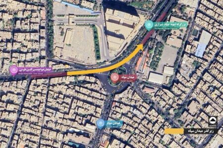 تهران: زیرگذر غرب به شمال میدان سپاه به زودی احداث می‌شود