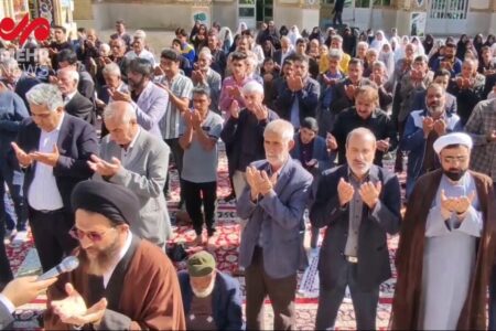 برپایی نمازعیدسعیدفطر درساردوئیه جیرفت
