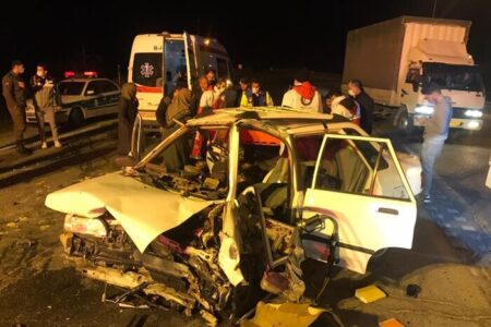 جان باختن ۶ نفر درتصادف مرگبار جاده کرمان به زرند