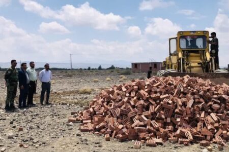 رفع تصرف ۱۰ هکتار از اراضی ملی شهرستان جیرفت